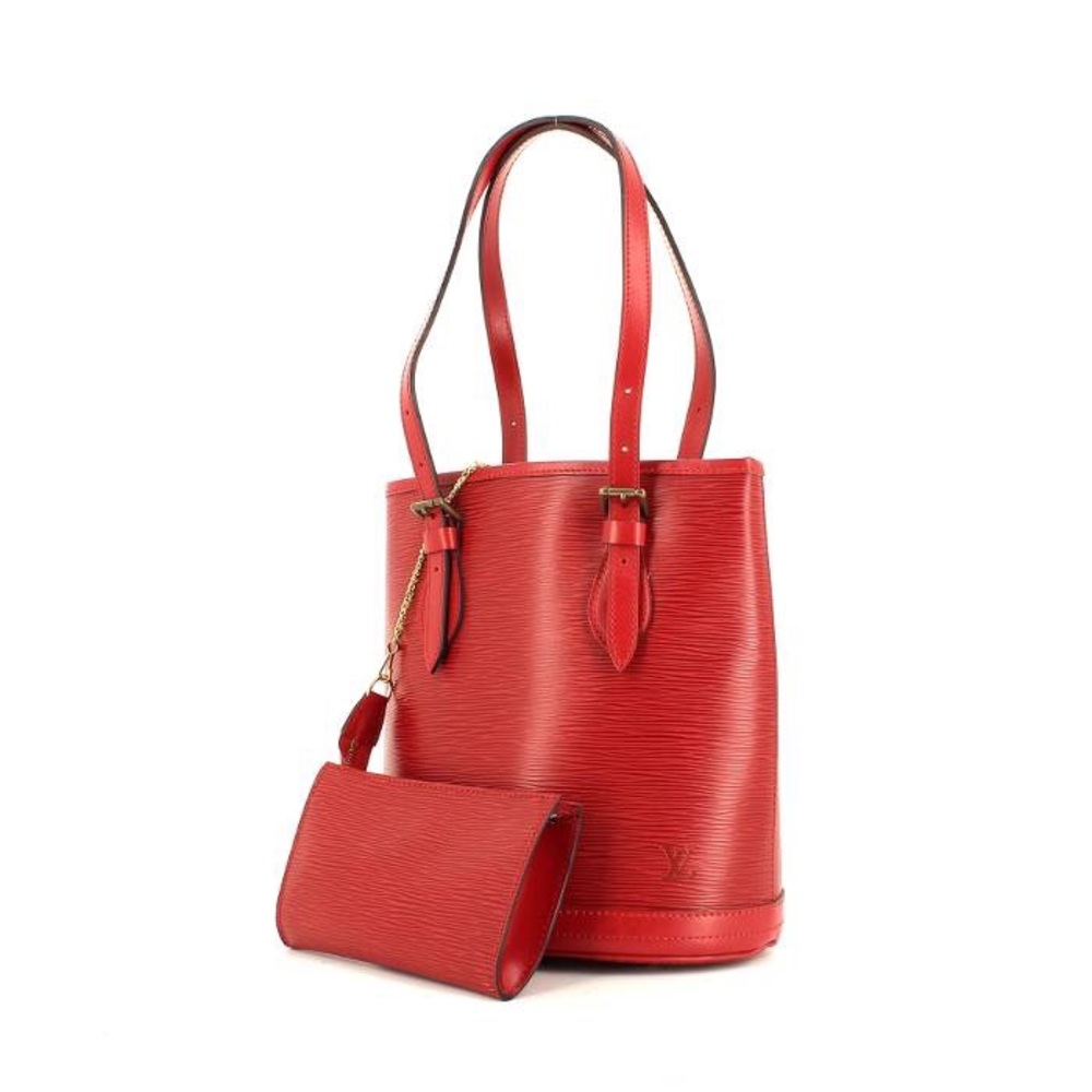 Louis Vuitton Vintage Epi Petit Bucket Bag w/ Pouch PM 2008 - Picture 2 of 13